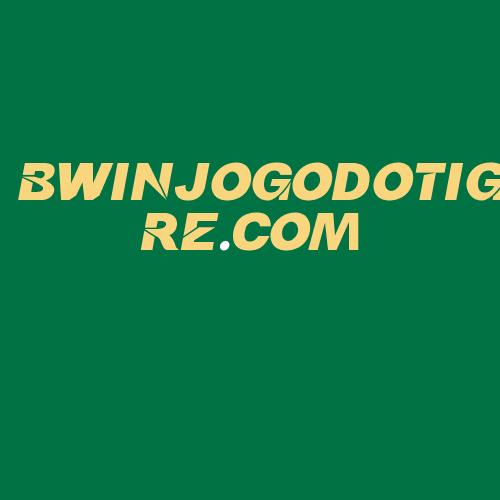 Logo da BWINJOGODOTIGRE